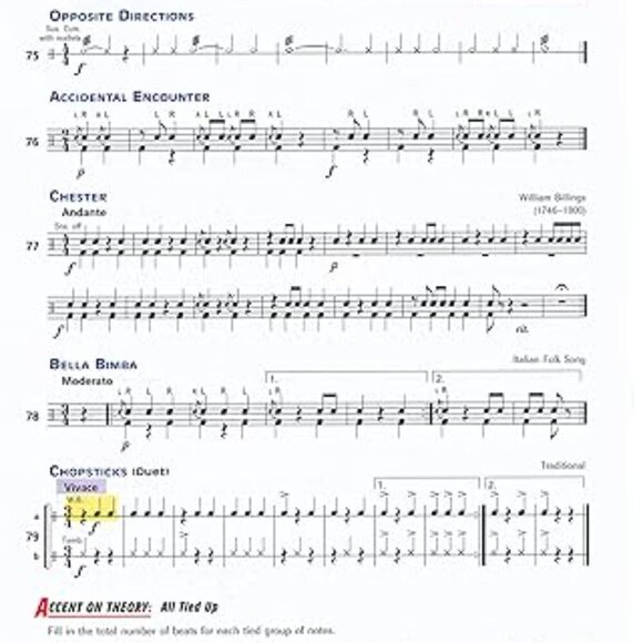 Accent on Achievement, Percussion, Book 1 (Accent on Achievement, Bk 1) - Picture 2 of 3